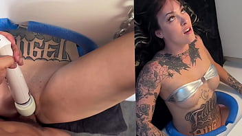 Tatted college babe millie millz & teddy tarantino female glory hole