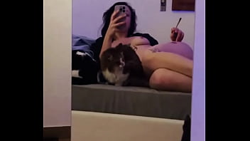 How many pussy can you see in the video