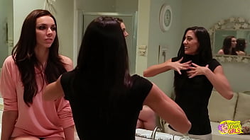 Two super hotties relieve their stress with a steamy fuck session