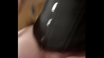 Naughtyjenn bouncing on big dildo
