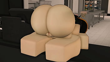 Mcdonald's worker moving her ass for costumer