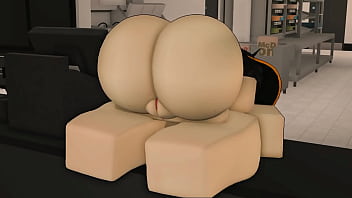 Mcdonald's worker moving her ass for costumer