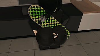 Mcdonald's worker moving her ass for costumer