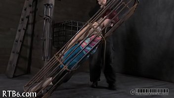 Intensive caning for worthless playgirl