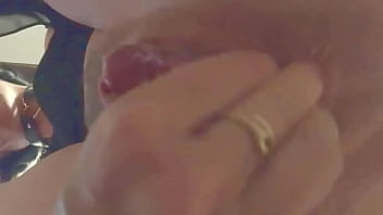 Trying out my new double dildo sextoy