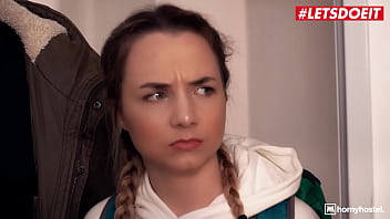 Horny hostel mona blue surprise anal sex with my petite step sister