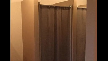 Entity has it's way with sexy girl in public shower