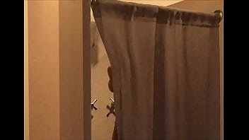 Entity has it's way with sexy girl in public shower