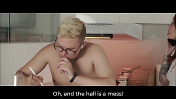 Step mom stuck in dishwasher she needs to be licked and fucked