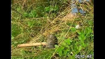 Fatty rides the pole hard Fatty rides the pole hard