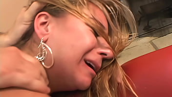 Veronica stone is fed cock and cum in a wild interracial threesome