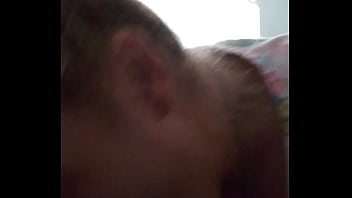 Cutie gets cum all over her face