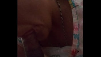 Cutie gets cum all over her face