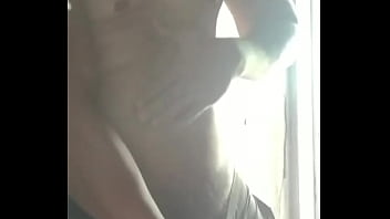 Bath time jackoff no cum