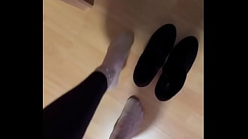 Hello #socks #nylonfetısh #nylonfeet #teen #feet #nylonpedsocks #highheels