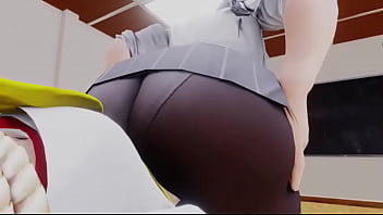 Street fighter li sitting on sakura's face 2