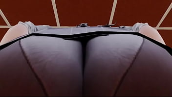 Street fighter li sitting on sakura's face 2