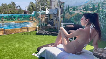 European stepmom artemisia love naked outdoor sexy with a ponytail and waiting to get fucked