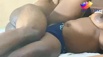 Threesome with my step sister and her friend for sharing my room when cold