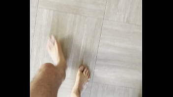 Naked walk through work