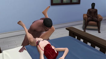 Cuckold husband watches wife get fucked by bull double trouble part 6