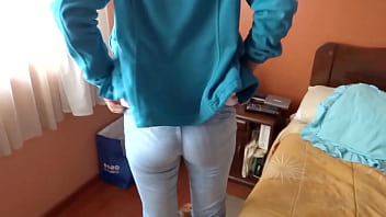 I give my stepson permission to pound me hard with his cock in the ass huge cumshot