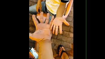 Massive hand vs tiny hands