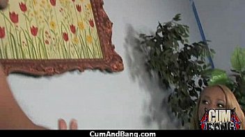 Ebony cumslut gets multi facial in gangbang 21