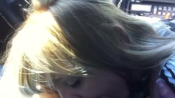 Tasha cocks inside car