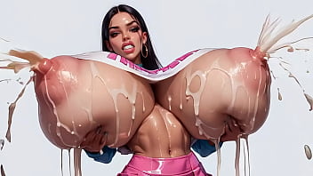 Extremely Horny Ai Latina Babe Rhythmically Milks Her Plump Udders thumbnail