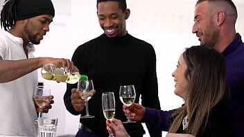 Interracial dp party with skinny slut francys belle gp2170