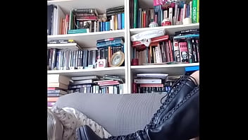 Me posing with high boots