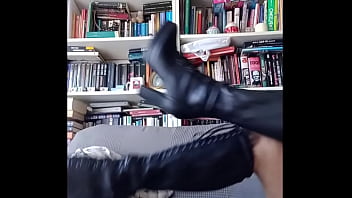 Me posing with high boots