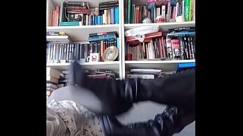 Me posing with high boots