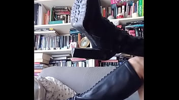 Me posing with high boots