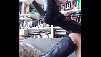 Me posing with high boots