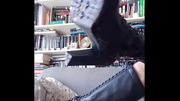 Me posing with high boots