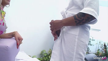 Huge ass latina bitch get oiled and anal fucked by big black cock at pick up casting