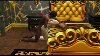 Redhead bitch gets fucked by a big dick blackman