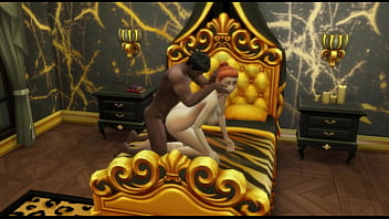 Redhead bitch gets fucked by a big dick blackman