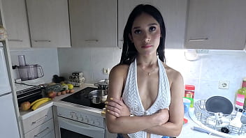 I forgot milk for her coffee again so i gave her a double creampie I forgot milk for her coffee again so i gave her a double creampie