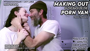 Making out with hank in the back of the porn van