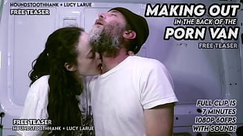 Making out with hank in the back of the porn van