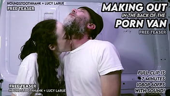 Making out with hank in the back of the porn van