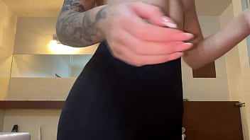 Blowjob to a stranger after a walk with cum in throat