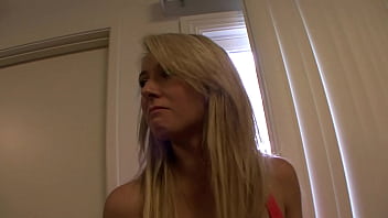 She bends over and takes him from behind until he pumps a creampie into his slutty new neighbor