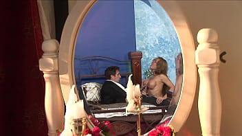 She bends over and takes him from behind until he pumps a creampie into his slutty new neighbor