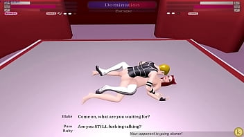 Blake vs pureruby kinky fight club maledom sexfight