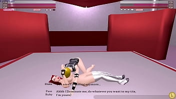 Blake vs pureruby kinky fight club maledom sexfight