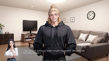 Gf masturbates in the shower and has naughty thoughts ntr'd by my friend gameplay an ai animated porn game